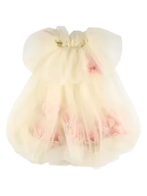 Nikolia   Tulle dress w/ appliqués 