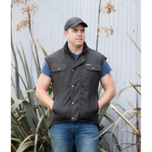 Outback Oilskin Vest Fleece Lined