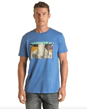 P9-3084 - Rock&Roll Denim Men's T-Shirt