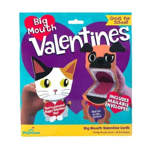 Paper House Valentine Cards Set 28pk Big Mouth Pets