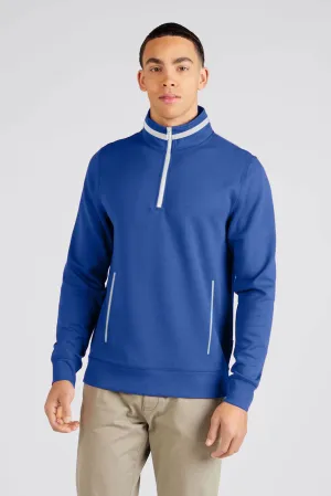 Payper Men's Tipped Collar Quarter Zipper Sweat Shirt