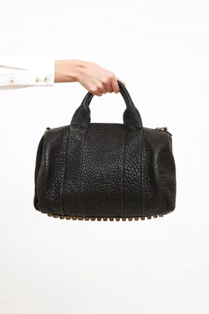 Pebbled Leather Rocco Bag