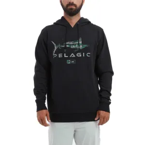 PELAGIC Northlake Gyotaku Pullover Fleece Hoodie