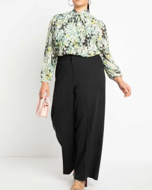 Penelope Modern Wide Leg Trouser | Black