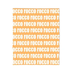 PERSONALIZED NAME BLANKET - BOLD FONT - MELON