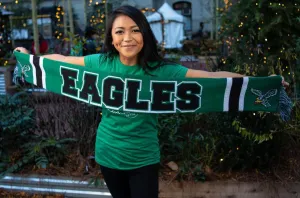 Philadelphia Eagles Kelly Green Breakaway Scarf