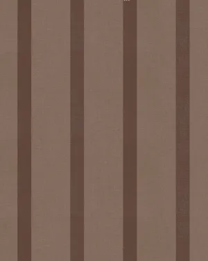 Pinstriped Wallpaper - Coffee
