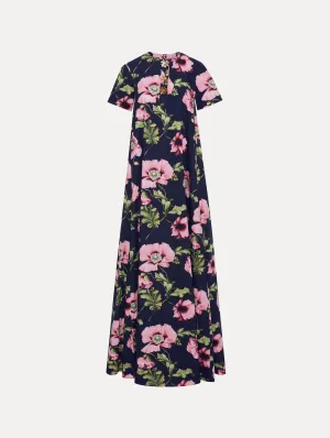 Poppy Cotton Poplin Caftan