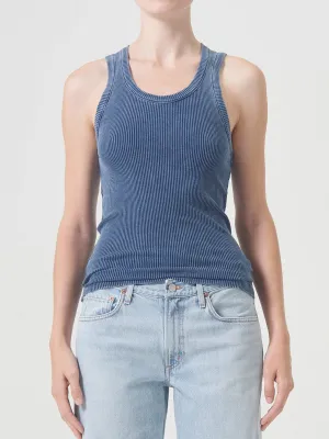 Poppy Tank in Indigo