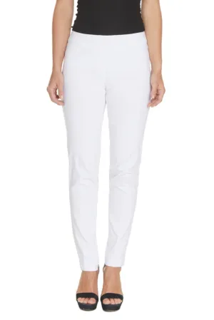 PULL ON NARROW LEG PANT - White