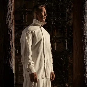 Ramie shirt oversize
