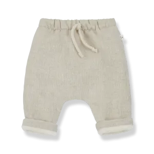 RAMON lined pants - natural