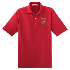Retired EGA Embroidered Pocket Polo