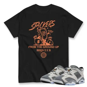 Retro 6 PSG Cement Grey Stackers shirt