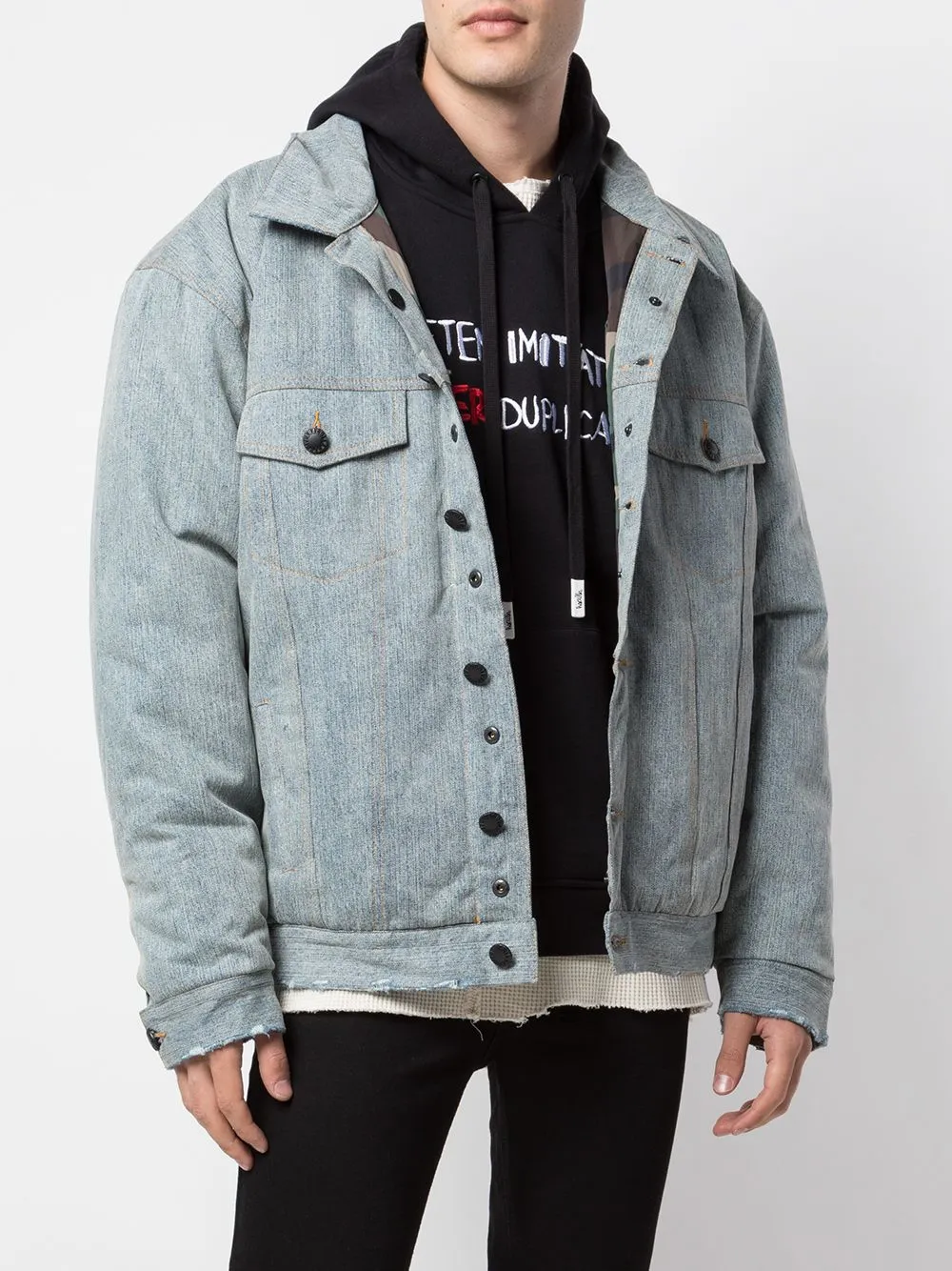 REVERS3 INVERS3 TWO-WAY DENIM JACKET