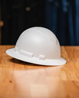 Ridgeline Full Brim Hard Hat (Matte White)