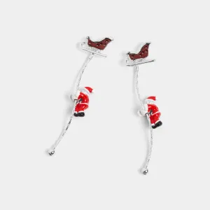 Santa's Sleigh Earring