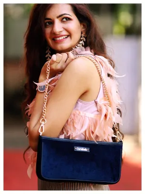 SHIRAZ Evening Purse - Midnight Blue
