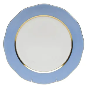 Silk Ribbon Cornflower Charger