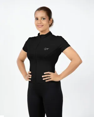 Sleek Sport Elegance Short Sleeve Icon Jacket