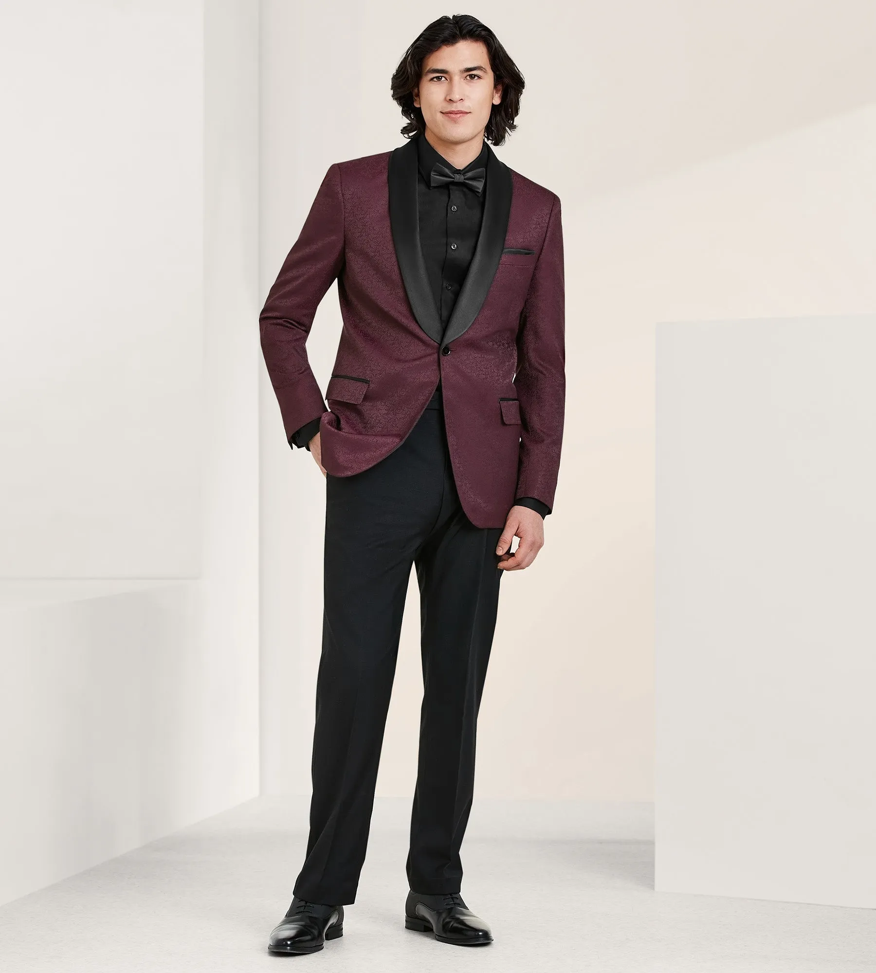 Slim Fit Jacquard Tuxedo