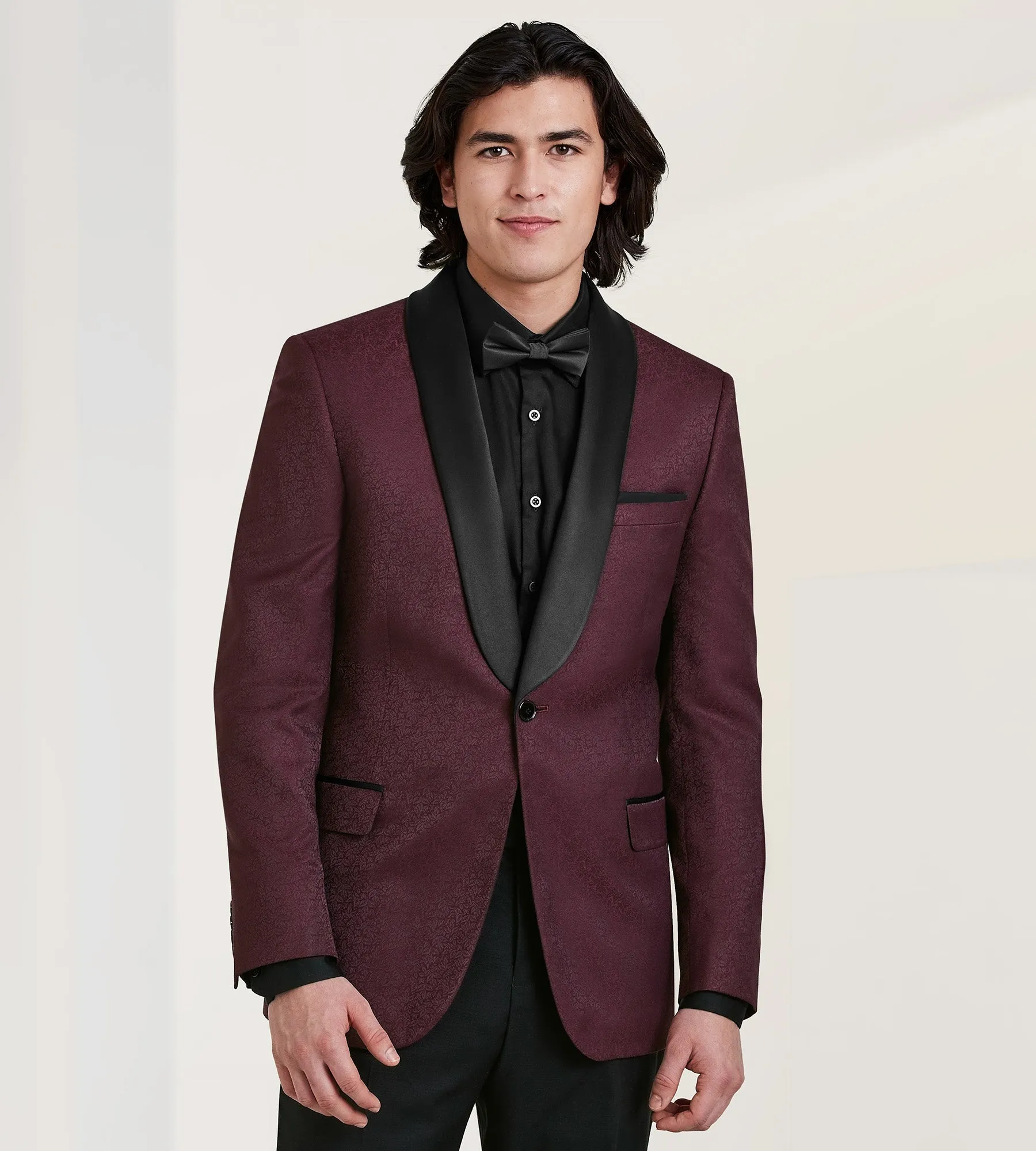 Slim Fit Jacquard Tuxedo