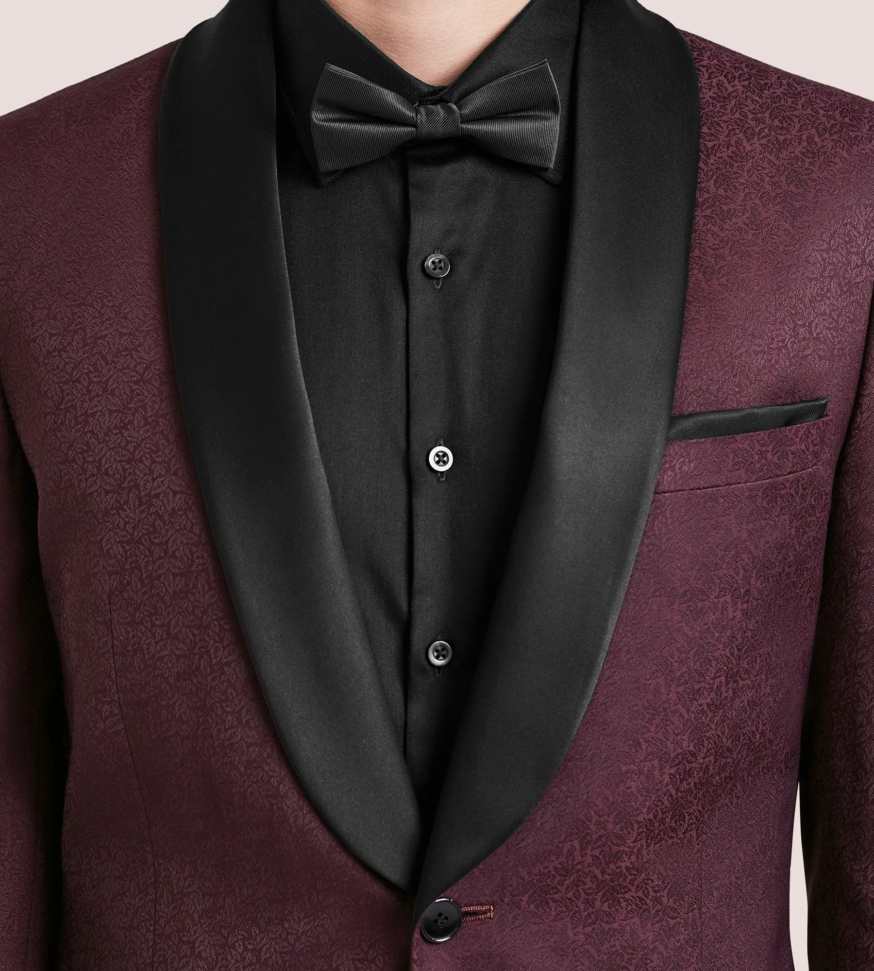 Slim Fit Jacquard Tuxedo