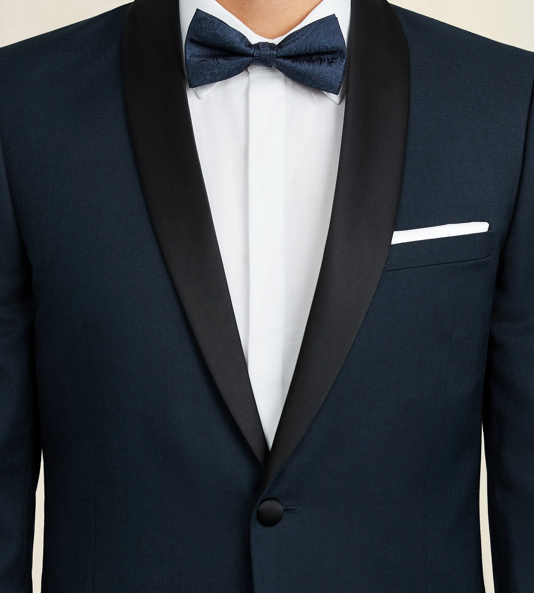 Slim Fit Stretch Shawl Collar Tuxedo