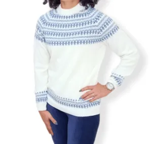 [slim-fit] Women Pullover - White