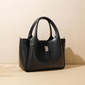 Small Leather Bucket Bag Small Leather Tote Bag Womens