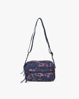 Small Rose Print Crossbody Shoulder Bag