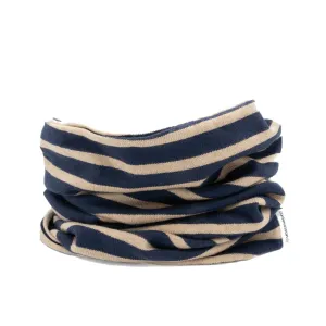 Snood Dog Neck Warmer Navy/Tan