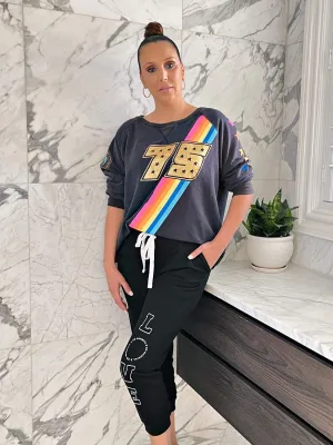 Sporty Rainbow Track Pant
