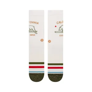 Stance California Republic Sock - Off White