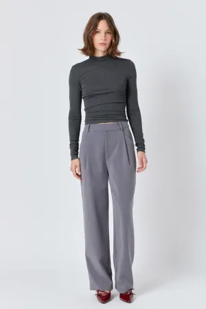 Straight-Leg Trousers