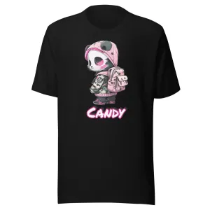 Street Girl Panda Series T-shirt Candy Short Sleeve Top