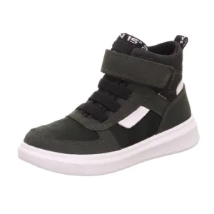 Superfit Cosmo 1-006454-7010 Boys Green Leather Waterproof Touch Fastening Ankle Boots