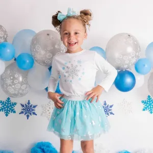 Sweet Wink Toddler to Youth Girls SNOW PRINCESS L/S Shirt