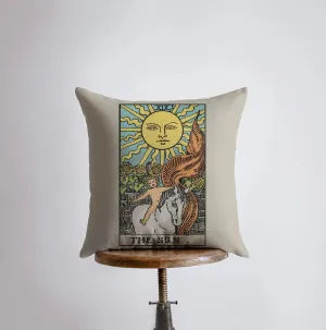Tarot Card | The Sun | Zodiac | Astrology | Throw Pillow  | Map of the Stars | Home Decor | Room Decor | Astrology Sign