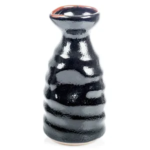 Tenmoku Black Japanese Sake Pot