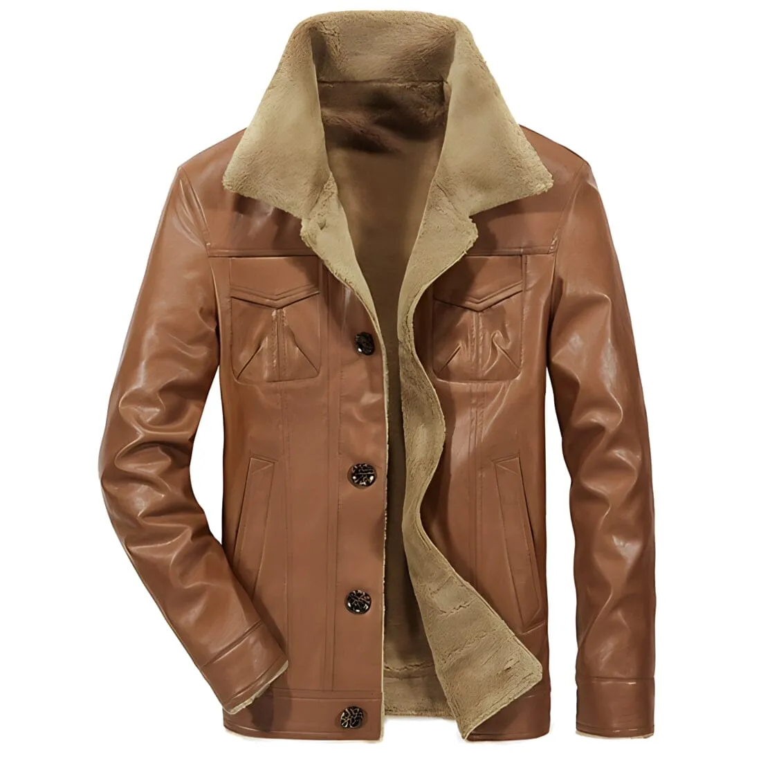 The Fox Winter Faux Leather Jacket - Multiple Colors