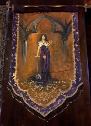THE PURPLE SORCERESS TAPESTRY
