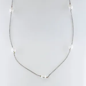 'Tiffany & Co.' Elsa Peretti Fresh Water Pearls Necklace | 16"|