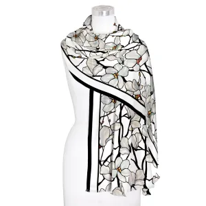 Tiffany Magnolia Silk Blend Women's Fashion Shawl