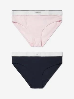 Tommy Hilfiger Girls 2 Pack Bikini Briefs Set in Pink