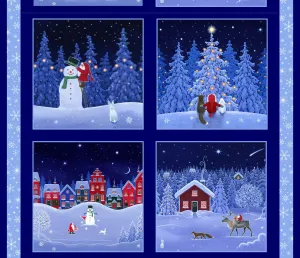 Tomtens Forest Friends | Cushion Panel by Eva Melhuish for Lewis & Irene | CE39