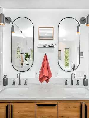 Twin Metal Mirror