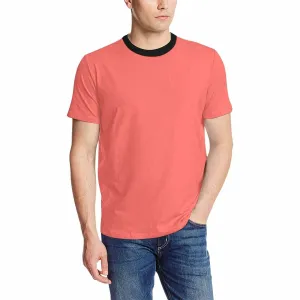 Uniquely You Mens T-Shirt /  Pastel Red     - Short Sleeve Casual Shirt