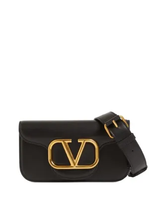 Valentino Garavani   Mini Locò leather crossbody bag 