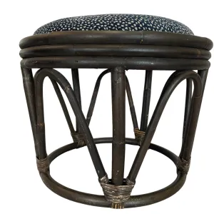 Vintage Rattan Ottoman